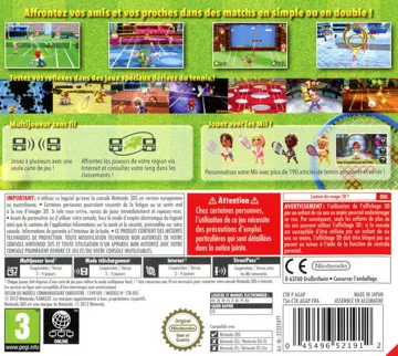 Mario Tennis Open (Europe) (En,Fr,Ge,It,Es,Nl,Po,Ru) box cover back